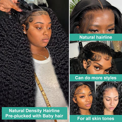 Loose Deep Wave Lace Frontal Wig