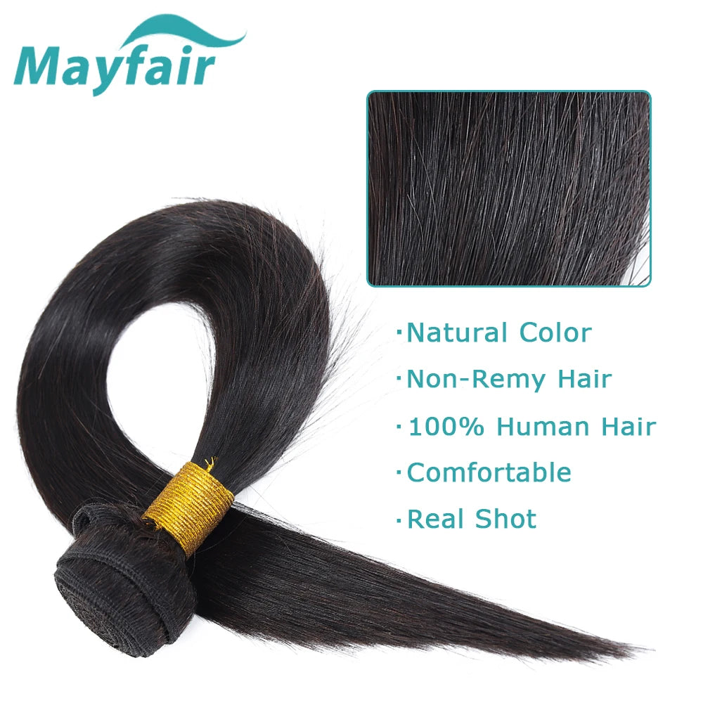 Straight Human Hair Bundles