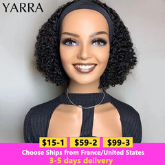 Kinky Curly Headband Wig