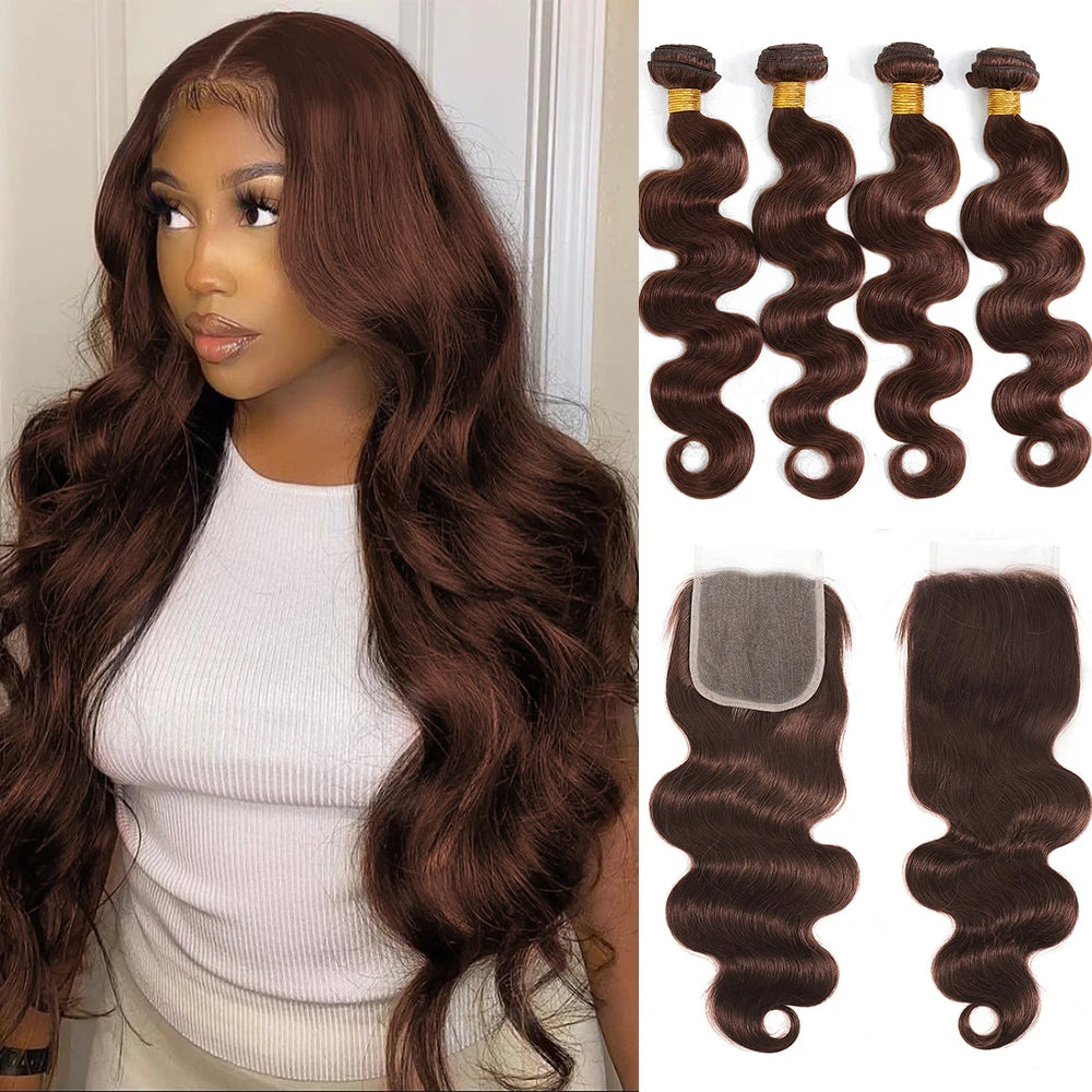 Body Wave Hair Bundles with Closure