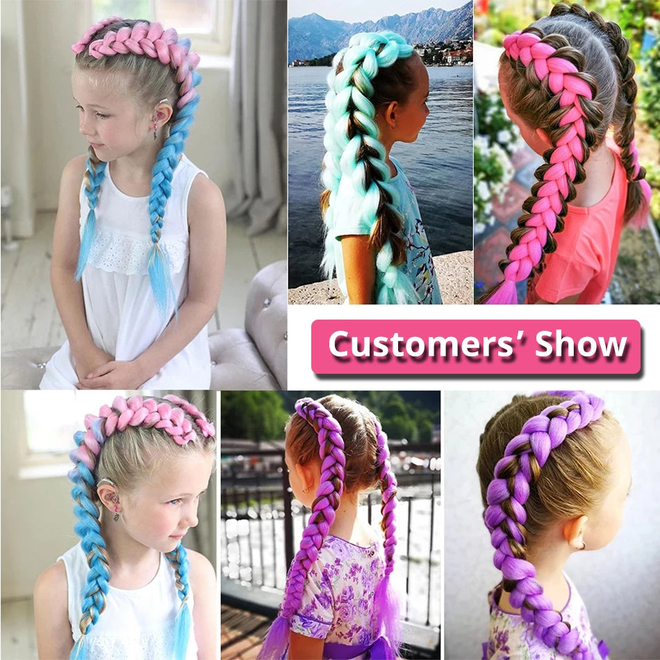 Colorful Jumbo Braiding Hair