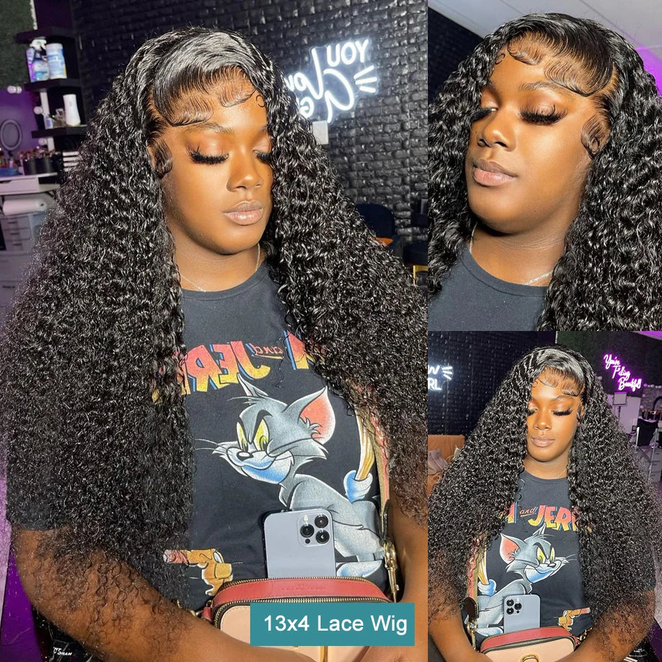 200 Density Water Wave Lace Wig