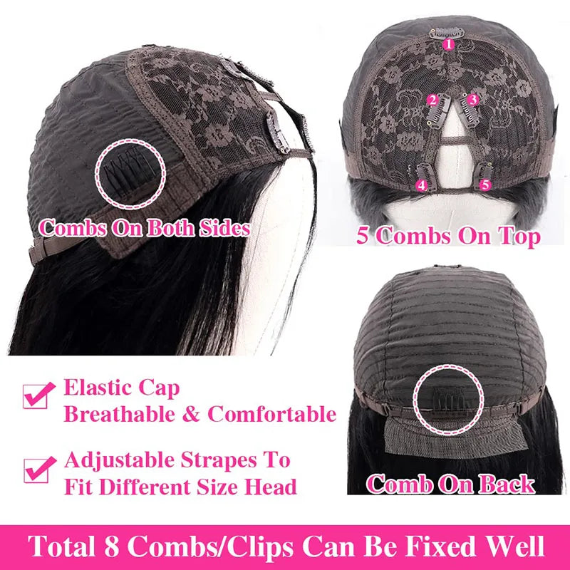 Kinky Curly U Part Wig
