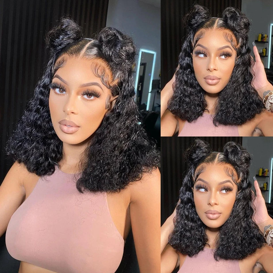 12A Deep Wave Bob Lace Wig