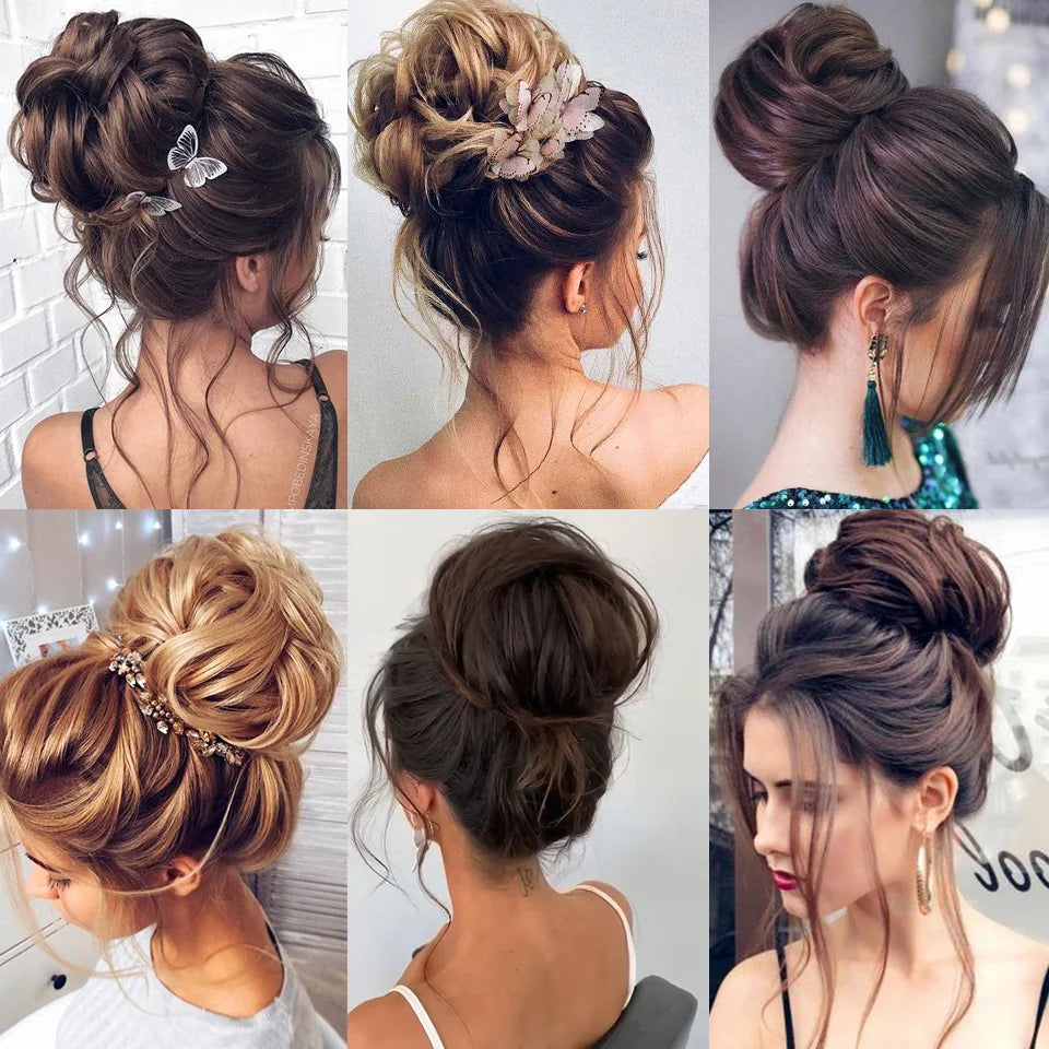 Wavy Messy Bun Clip-In Extension