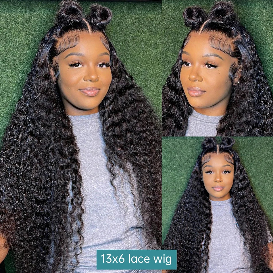 200 Density Water Wave Lace Wig