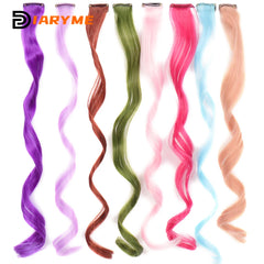 Colorful Clip-In Curly Hair