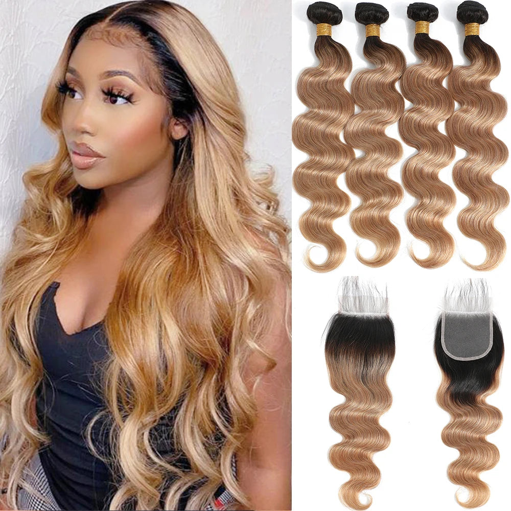 Body Wave Hair Bundles with Closure