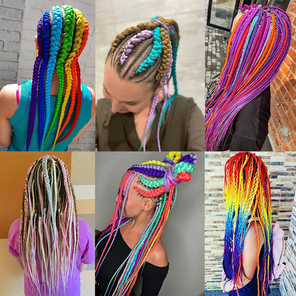 Colorful Jumbo Braiding Hair