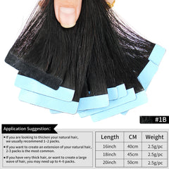 Natural Tape-In Hair Extensions