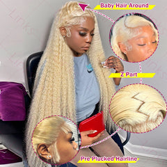 Honey Blonde Deep Wave Lace Wig