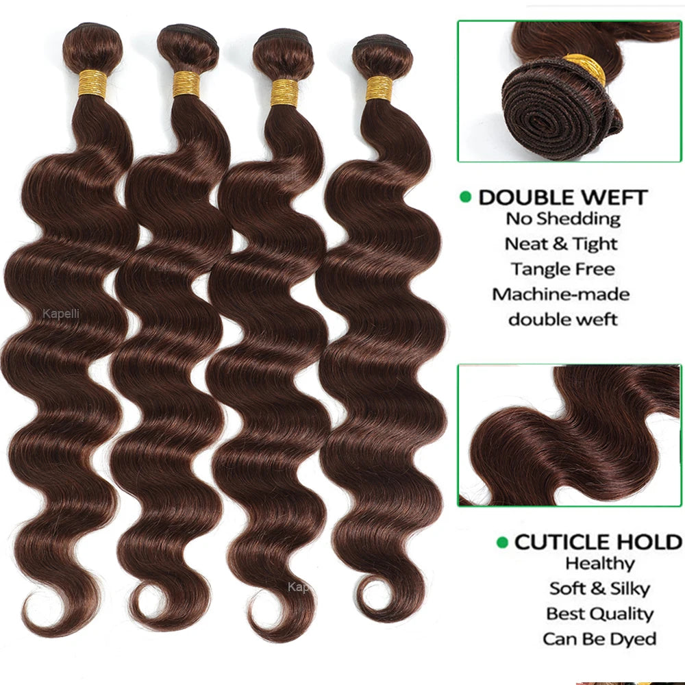 Body Wave Hair Bundles with Closure