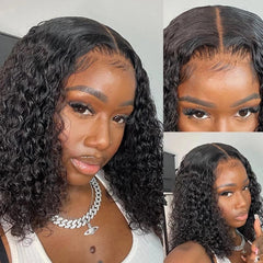 Brazilian Deep Curly Bob Lace Wig