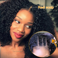 Kinky Curly U Part Wig
